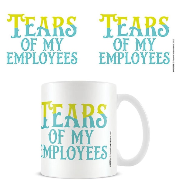 Pyramid International Tears Of My Employees Mugg One Size Vit/ White/Blue/Green One Size