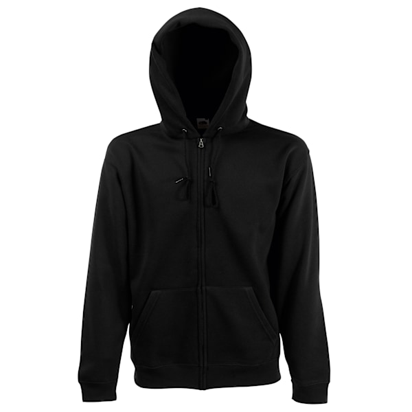 Fruit Of The Loom Herr Hoodie 2XL Svart Black 2XL