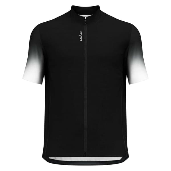 Odlo Herr Gradient Print Slim Cykeltröja S Svart Tryck Black Print S