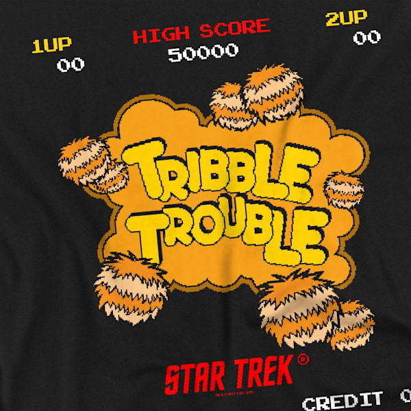 Star Trek Unisex Vuxen Tribble Trouble T-Shirt S Svart Black S