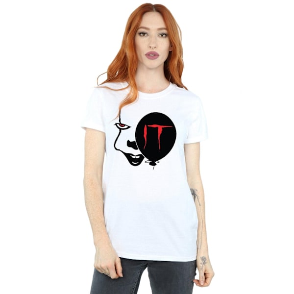 It Dam/Damer Pennywise Smile Bomull Boyfriend T-Shirt XL Vit White XL