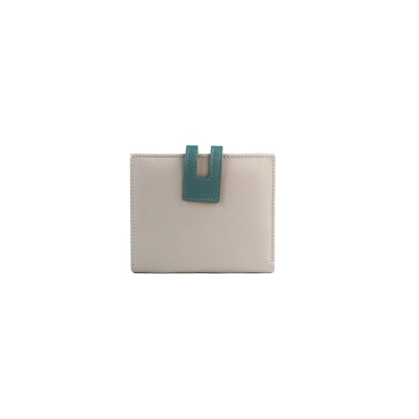 Eastern Counties Leather Cassie Kontrastpanel Läderplånbok På Grey/Aquatic One Size