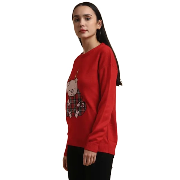 Brave Soul Dam/Damer Gris Jultröja XS Röd Red XS