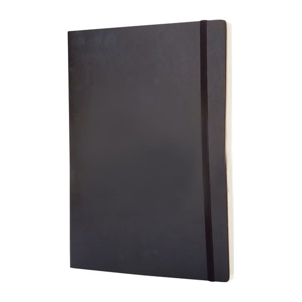 Moleskine Classic XL Mjuk pärm Olinjerad anteckningsbok En storlek Solid B Solid Black One Size