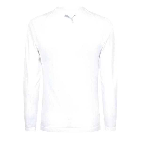 Puma Herr Logotyp Rundhalsad Åtsittande Underställströja XL Vit White XL