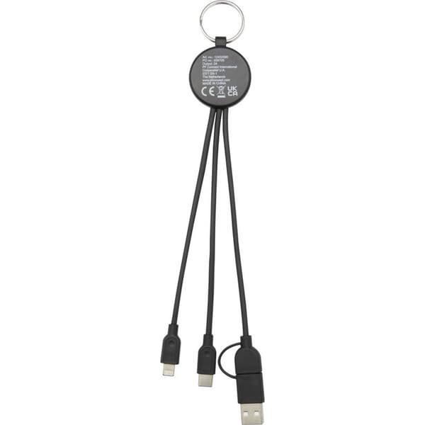 Tecta 6-i-1 laddningskabel One Size Svart Black One Size