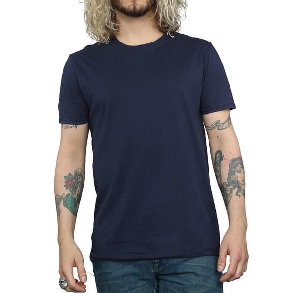 Harry Potter Herr Hufflepuff T-shirt i bomull M Marinblå Navy Blue M