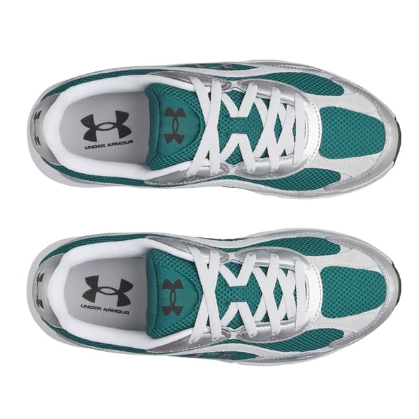Under Armour Herr Tech Athletic Lädersneakers 9 UK Grön/Silver Green/Silver Grey/Black 9 UK