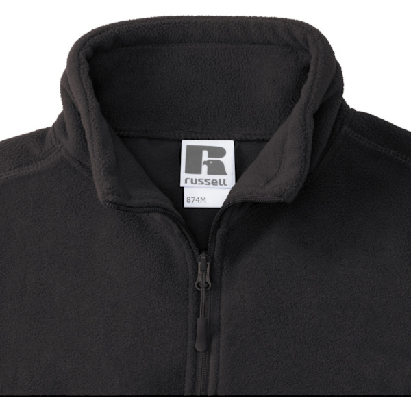 Russell Herr 1/4 Zip Outdoor Fleece Top L Svart Black L