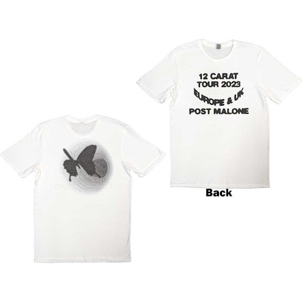 Post Malone Unisex Adult Spotlight 2023 Tour T-Shirt S Vit White S