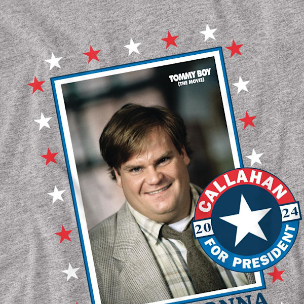 Tommy Boy Unisex Vuxen Callahan For President 2024 T-Shirt L Sp Sport Heather L