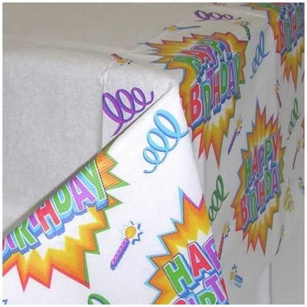 Amscan Paper Explosion Happy Birthday Party Bordsduk En Storlek Multicoloured One Size