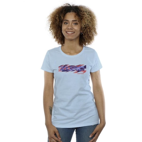 Disney Womens/Ladies Lightyear Zurg Graphic Title Bomull T-Shir Baby Blue S