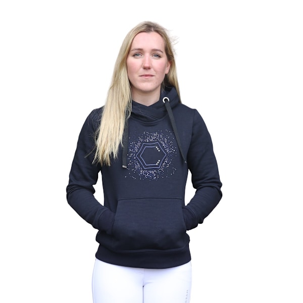 Coldstream Dam/Damer Swanlaws Diamante Hoodie M Marinblå Navy M