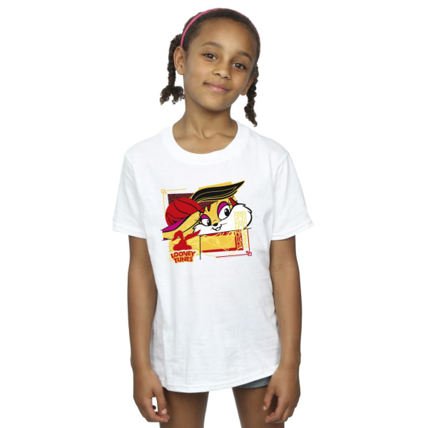 Looney Tunes Girls Lola Rabbit Nyår T-shirt i bomull 7-8 år White 7-8 Years