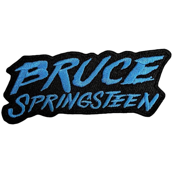 Bruce Springsteen The River Vävd Logga Patch En Storlek Svart/Blå Black/Blue One Size