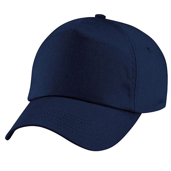 Beechfield Unisex Original 5-Panel Baseballkeps i enfärgad design, One Size French Navy One Size