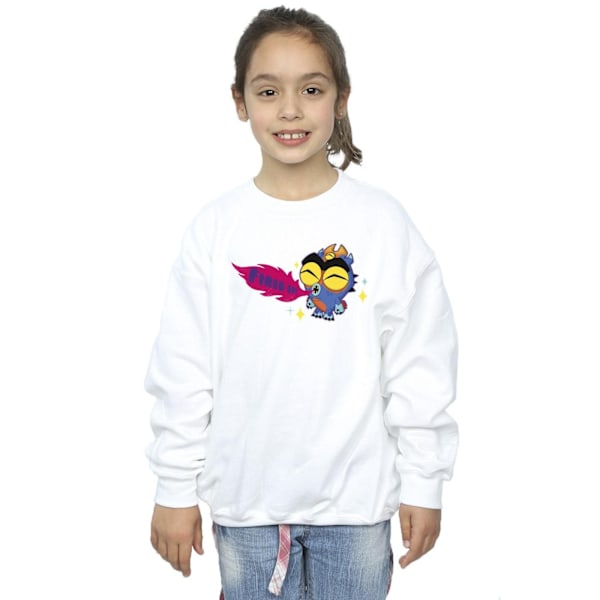 Disney Girls Big Hero 6 Baymax Fred Fired Up Sweatshirt 7-8 År White 7-8 Years