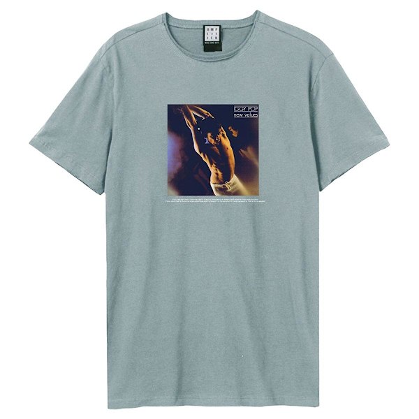 Amplified Unisex Vuxen New Values Iggy Pop T-shirt med Baktryck X Strange Blue XS