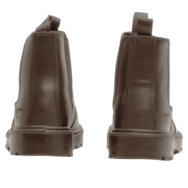 Grafters Grinder Säkerhet Twin Gusset Leather Dealer Boots 3 Brown 3 UK