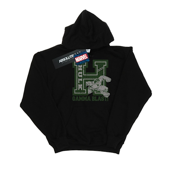 Marvel Pojkar Hulk Gamma Blast Hoodie 7-8 År Svart Black 7-8 Years