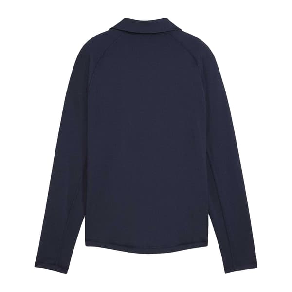 Puma Dam/Kvinnor Elastisk Mudd Skräddarsydd Raglan Långärmad Navy Blazer 14 UK