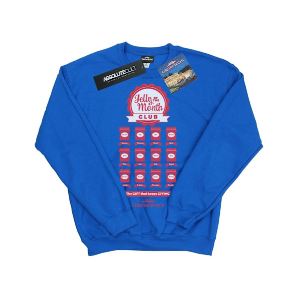 National Lampoon's Christmas Vacation Girls Jelly Club Sweatshirt Royal Blue 9-11 Years