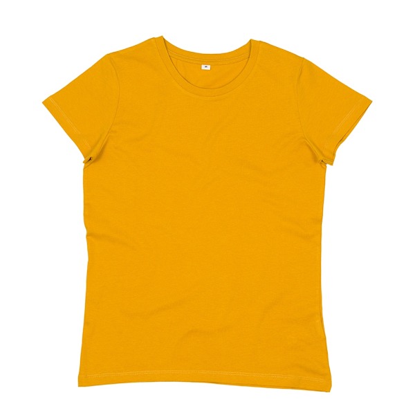 Mantis Dam/Kvinnor Ekologisk T-shirt XL Senap Mustard XL