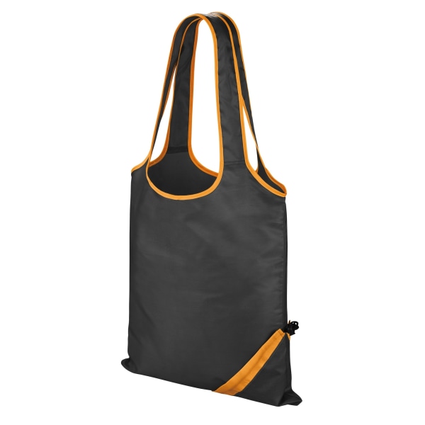 Resultat Core Compact Shopping Bag (Pack med 2) One Size Black/Ora Black/Orange One Size