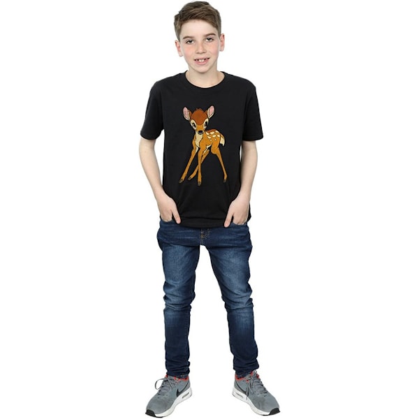 Bambi Boys Classic Cotton T-Shirt 12 år och uppåt Svart Black 12 Years And Up