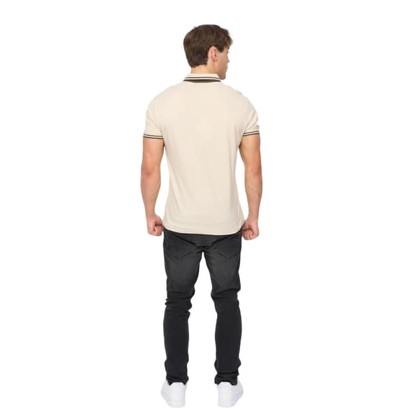 Crosshatch Herr Mackerby Pikétröja L Off White Off White L