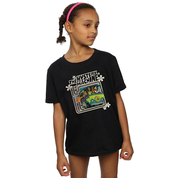 Scooby Doo Girls Mystery Machine Bomull T-shirt 12-13 År Svart Black 12-13 Years