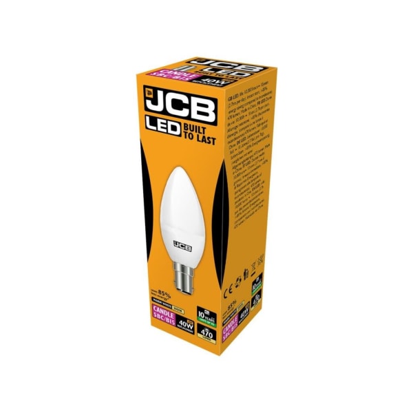 JCB LED-ljus 470lm Opal 6w glödlampa B15 2700k One Size Whit White One Size