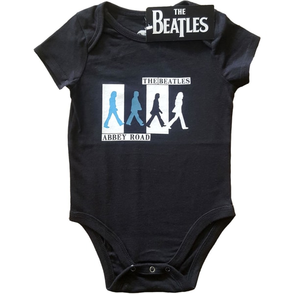 The Beatles Baby Abbey Road Colors Crossing Babygrow 3-6 månader Black 3-6 Months