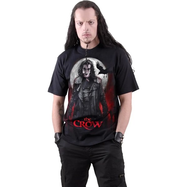 Spiral Direct Unisex Vuxen Blood Moon The Crow T-Shirt XXL Svart Black XXL