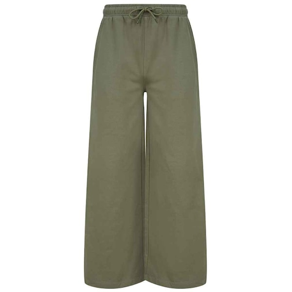 SF Dam/Damer Hållbara Joggingbyxor med Vida Ben S Khaki Khaki S