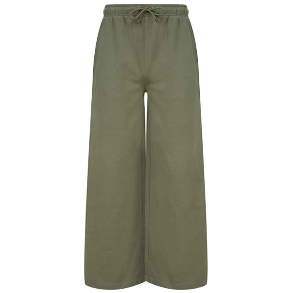 SF Dam/Damer Hållbara Joggingbyxor med Vida Ben S Khaki Khaki S