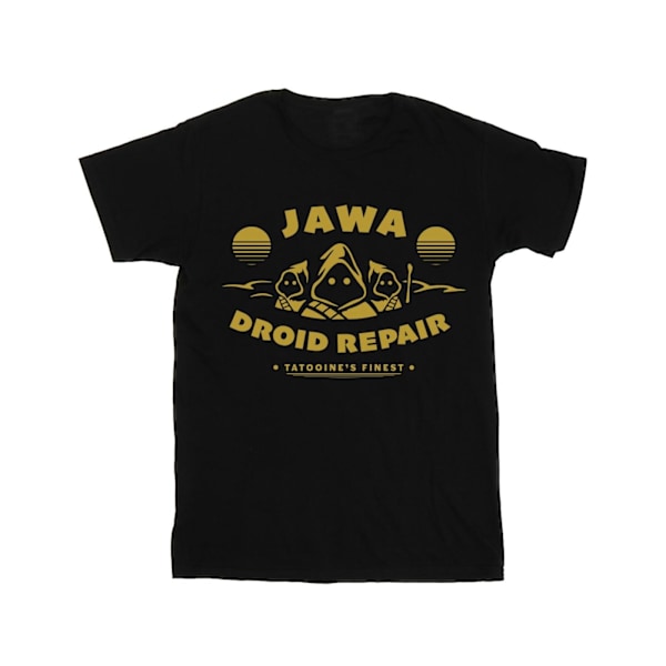 Star Wars Girls Jawa Droid Repair Bomull T-shirt 3-4 år Svart Black 3-4 Years