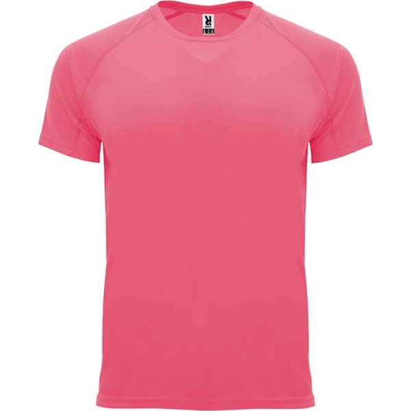 Roly herr Bahrain kortärmad sport T-shirt L fluorescerande rosa Fluorescent Pink L