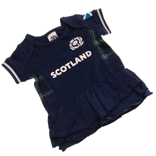 Scotland RU Baby Girls Tutu Kjole Body 6-9 Månader Marinblå Navy Blue 6-9 Months