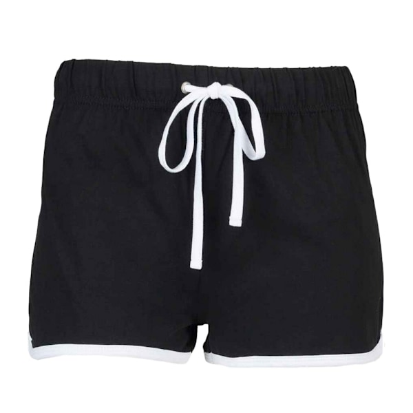 Skinni Minni Retro-shorts för barn/ungdom 9-10 år Svart/Vit Black/White 9-10 Years