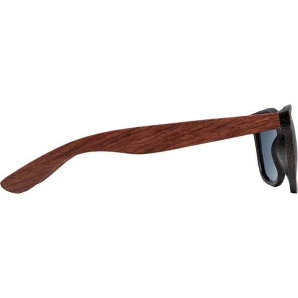 Omärkta barn/barnsolglasögon Kafo En storlek Solid Black/C Solid Black/Coffee Brown One Size