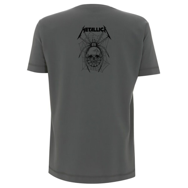 Metallica Unisex Vuxen Spider T-shirt L Grå Grey L