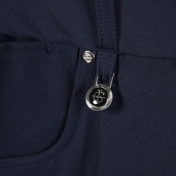 Island Green Kvinnors/Damernas Snabbtorkande Stretchbyxor 8 UK S Mörkblå Dark Navy 8 UK S