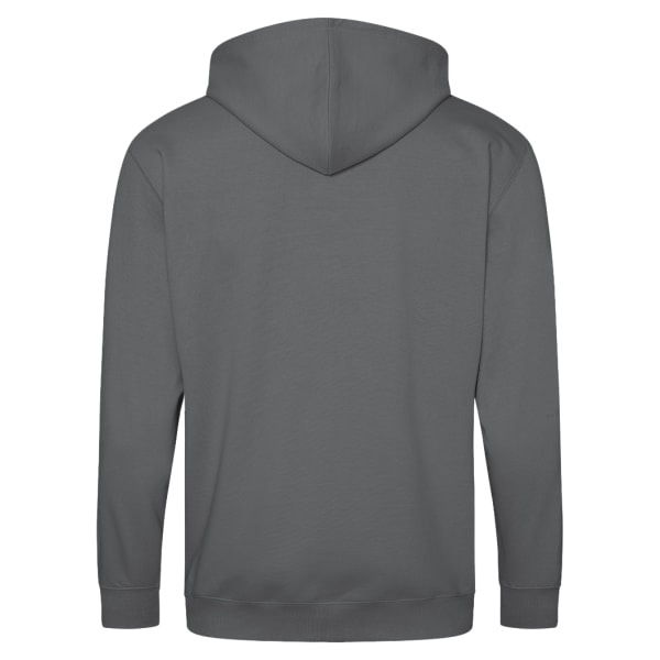 Awdis Plain Herr Hooded Hel Zip Hoodie / Zoodie L Steel Grey Steel Grey L