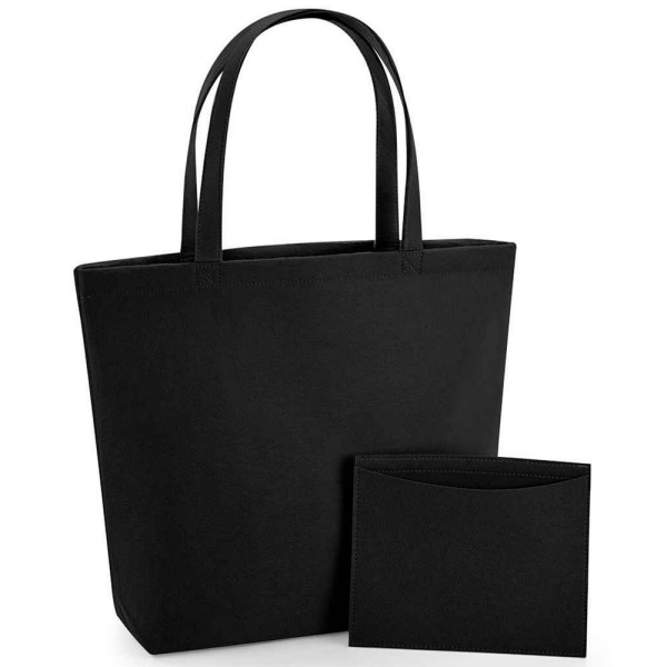Bagbase Filt Shopper One Size Svart Black One Size