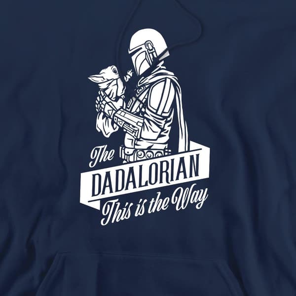 Star Wars Herr Dadalorian Star Wars: The Mandalorian Fars Dag Navy L