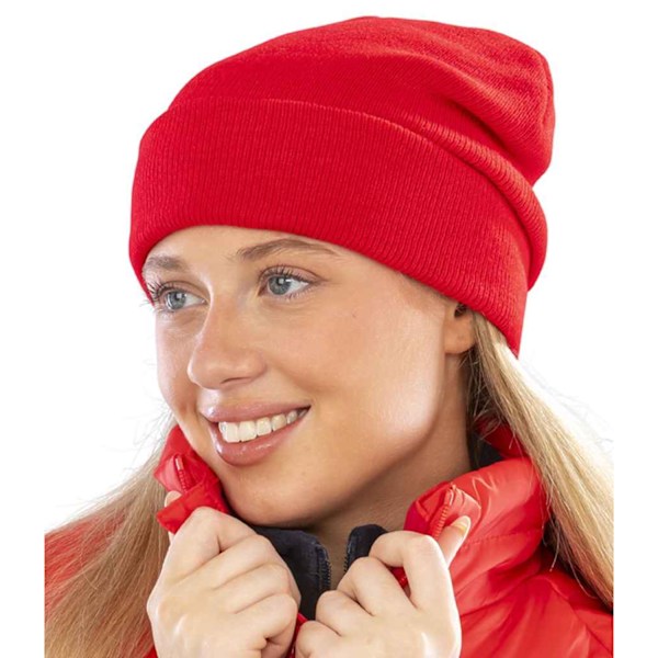 Result Vuxen Unisex Ull Skidmössa En Storlek Röd Red One Size