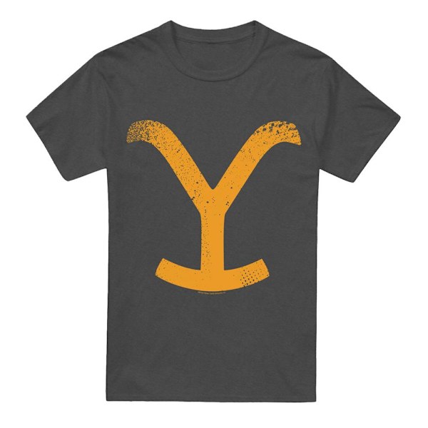Yellowstone Unisex Vuxen Stor Märkes T-Shirt M Kolgrå Charcoal M