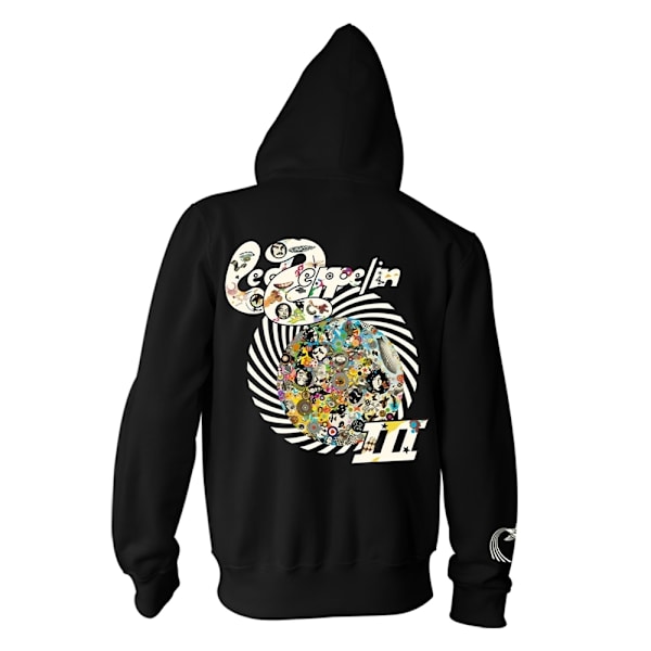 Led Zeppelin Unisex Adult Swirl III Hoodie S Svart Black S